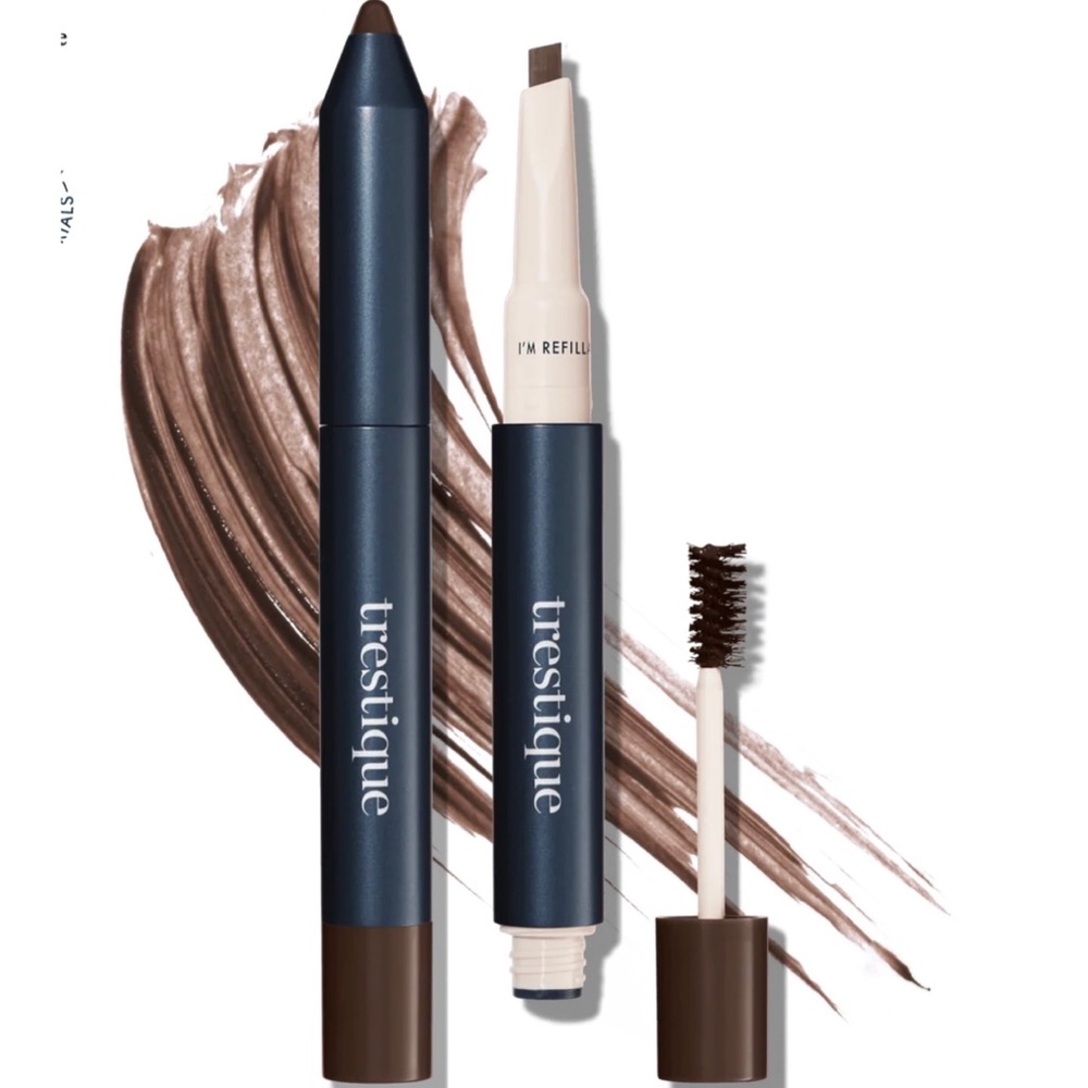 COPY - TreStiQue brow pencil + brow gel. Shade - Mocha. Refillable ♻️